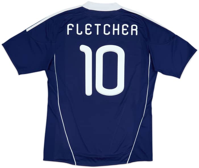 2010-11 Scotland Home Shirt Fletcher #10 - 6/10 - (L)