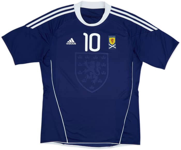 2010-11 Scotland Home Shirt Fletcher #10 - 6/10 - (L)