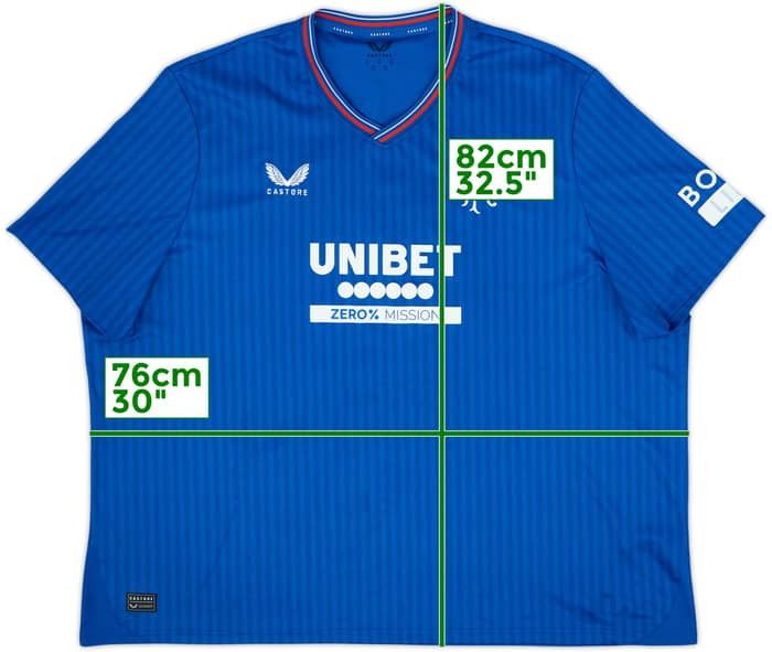 2023-24 Rangers Home Shirt - 9/10 - (5XL)