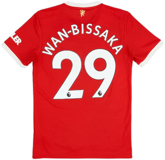 2021-22 Manchester United Home Shirt Wan-Bissaka #29 - 6/10 - (S)