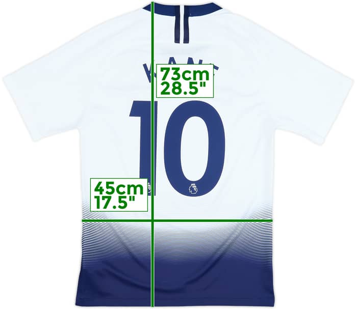 2018-19 Tottenham Home Shirt Kane #10 - 8/10 - (S)