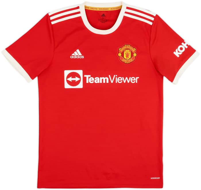 2021-22 Manchester United Home Shirt Ronaldo #7 - 8/10 - (M)