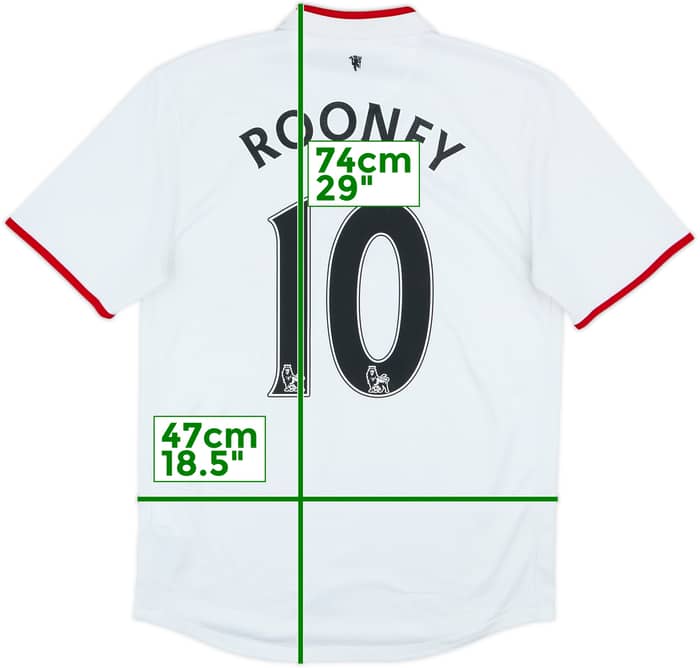 2012-14 Manchester United Away Shirt Rooney #10 - 7/10 - (S)