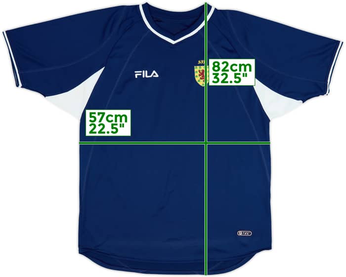 2000-02 Scotland Home Shirt - 8/10 - (XL)