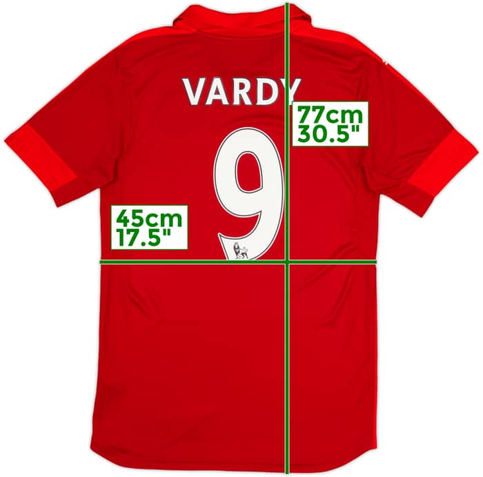 2016-17 Leicester Away Shirt Vardy #9 - 10/10 - (S)