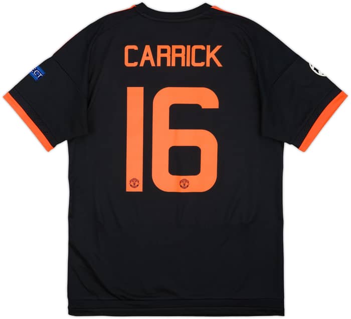 2015-16 Manchester United Third Shirt Carrick #16 - 8/10 - (M)