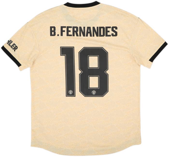 2019-20 Manchester United Authentic Away Shirt B.Fernandes #18 - 5/10 - (L)