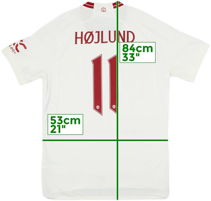 2023-24 Manchester United Authentic Third Shirt Hojlund #11 - 7/10 - (L)