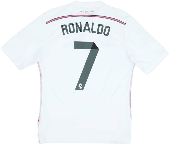 2014-15 Real Madrid Home Shirt Ronaldo #7 - 6/10 - (M)