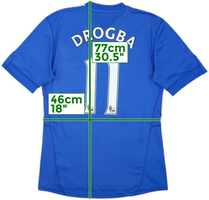 2009-10 Chelsea Home Shirt Drogba #11 - 8/10 - (S)