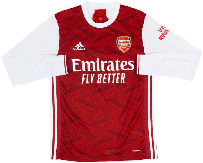 2020-21 Arsenal Home L/S Shirt Saka #7 - 9/10 - (S)