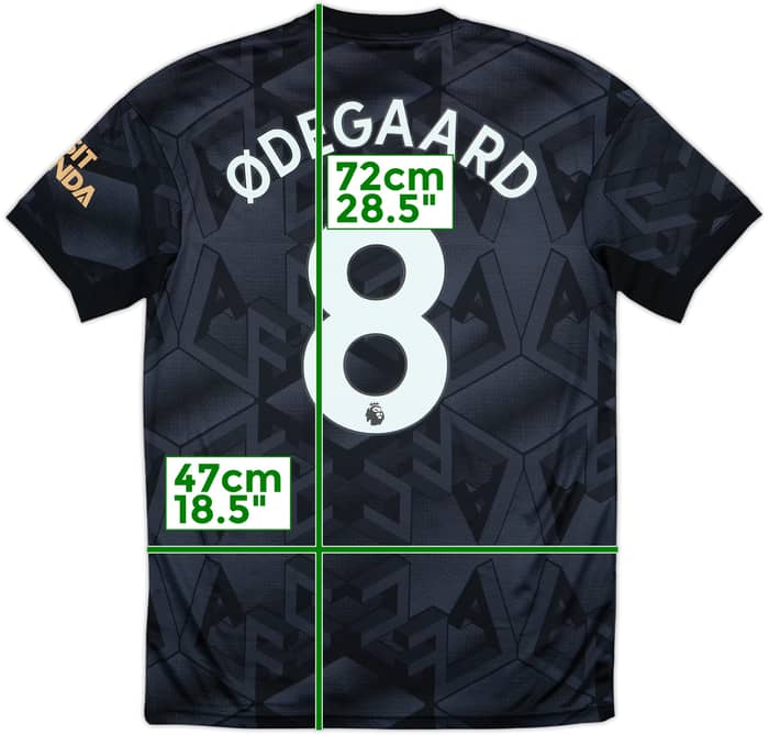 2022-23 Arsenal Away Shirt Odegaard #8 - 9/10 - (S)