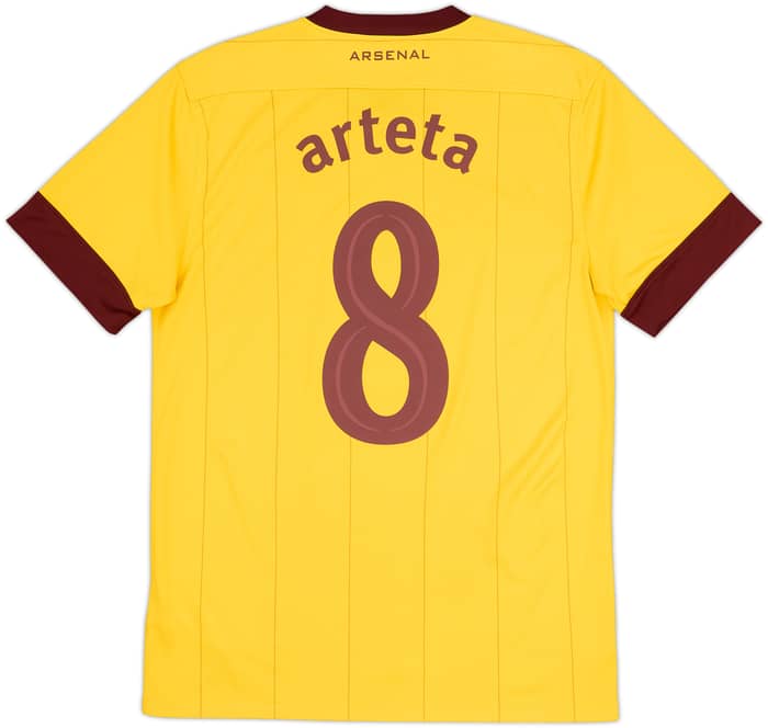 2010-13 Arsenal Away Shirt Arteta #8 - 9/10 - (S)