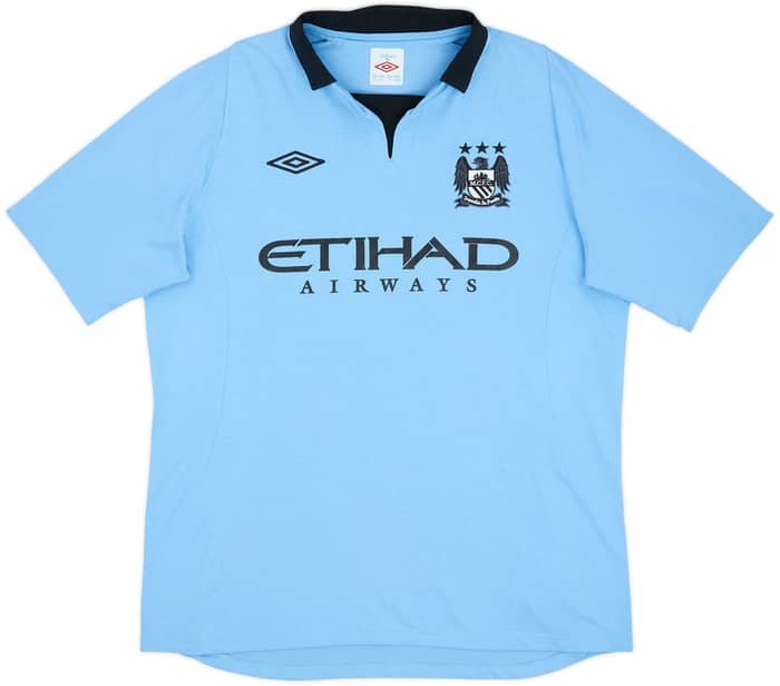 2012-13 Manchester City Home Shirt Silva #21 - 8/10 - (L)