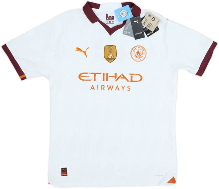 2023-24 Manchester City Authentic Away Shirt Haaland #9 (XXL)