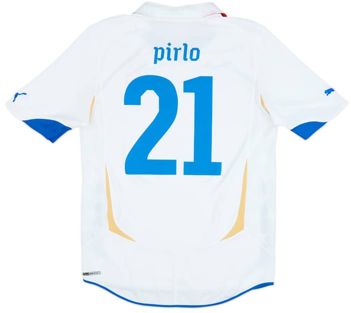 2010-12 Italy Away Shirt Pirlo #21 - 8/10 - (M)
