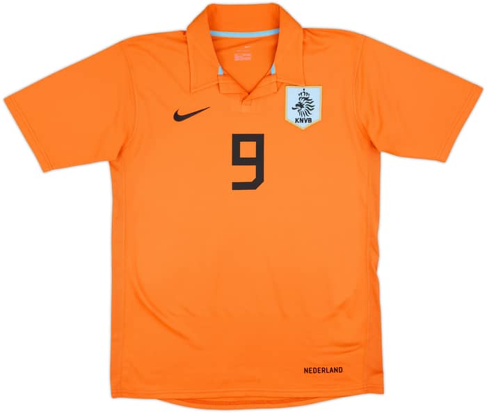 2006-08 Netherlands Home Shirt V.Nistelrooy #9 - 9/10 - (XL.Boys)