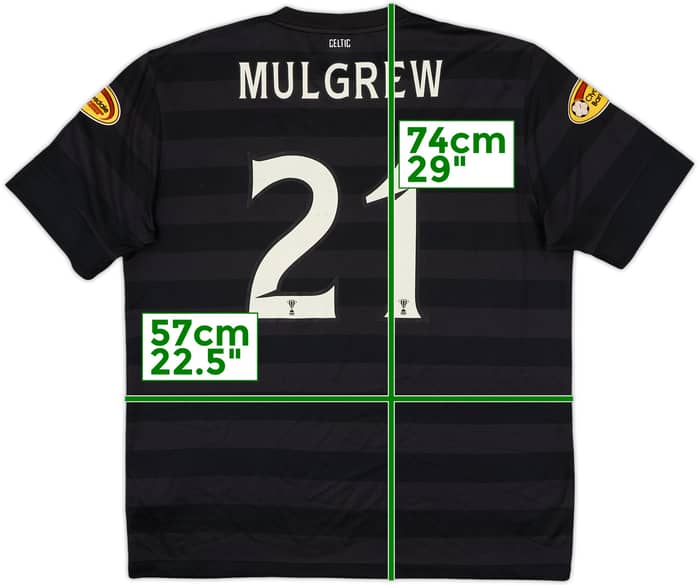2012-13 Celtic '125th Anniversary' Away Shirt Mulgrew #21 - 7/10 - (L)