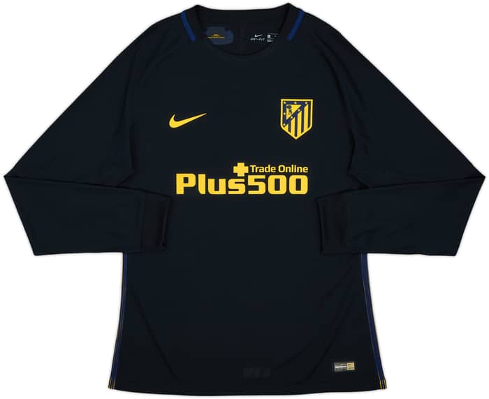 2016-17 Atletico Madrid Authentic Away L/S Shirt Griezmann #7 - 10/10 - (XL)