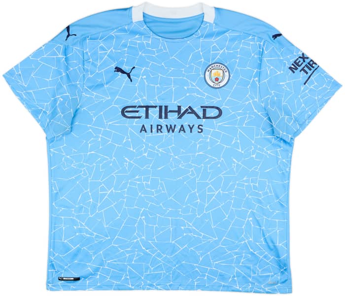 2020-21 Manchester City Home Shirt De Bruyne #17 - 8/10 - (3XL)