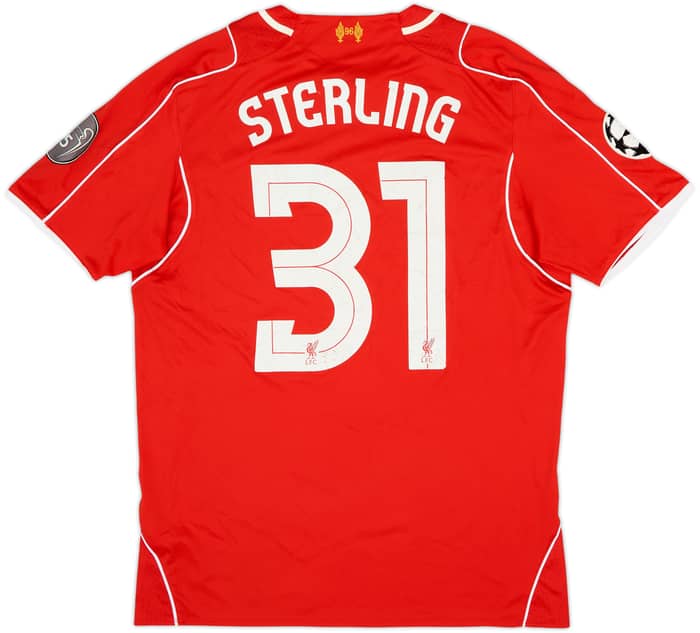 2014-15 Liverpool Home Shirt Sterling #31 - 6/10 - (L)