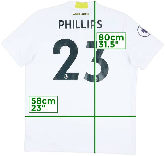 2021-22 Leeds United Home Shirt Phillips #23 - 6/10 - (XL)