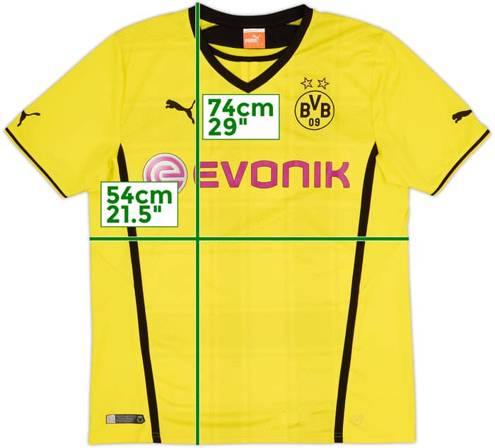 2013-14 Borussia Dortmund Home Shirt - 7/10 - (L)