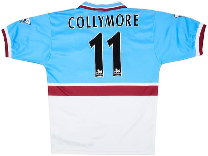 Camiseta de visitante del Aston Villa 1997-98 Collymore #11 - 8/10 - (M)