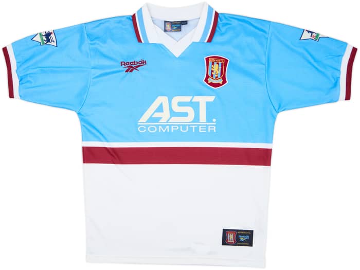Camiseta de visitante del Aston Villa 1997-98 Collymore #11 - 8/10 - (M)