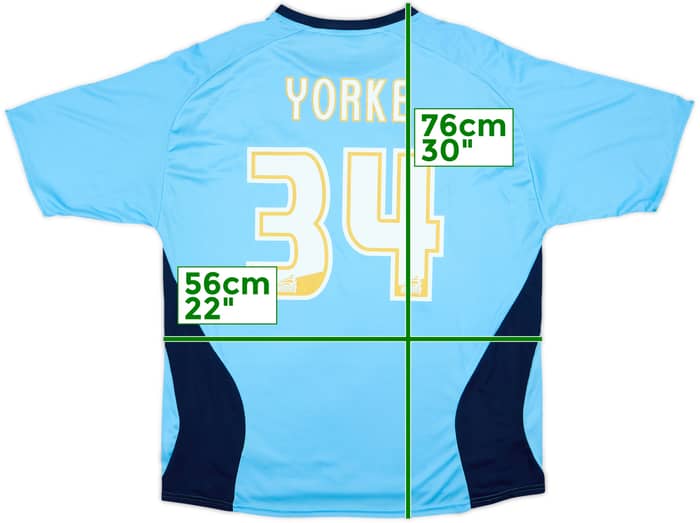 Camiseta de visitante del Sunderland 2006-07 Yorke #34 - 6/10 - (L)