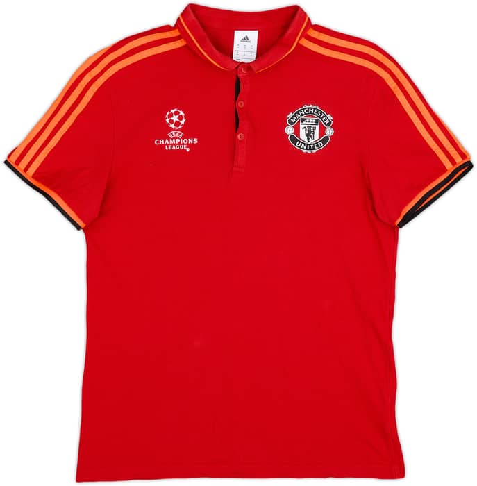 2015-16 Manchester United adidas CL Polo Shirt - 8/10 - (M)