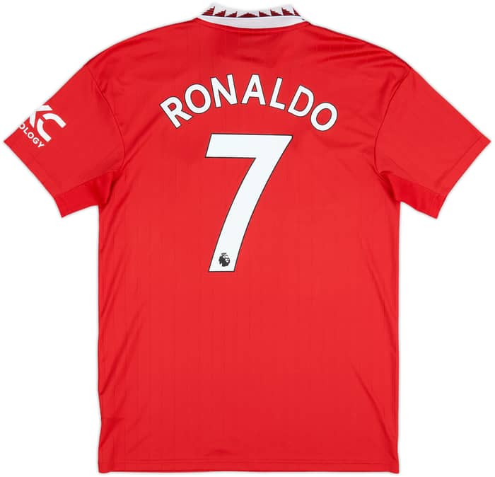 2022-23 Manchester United Home Shirt Ronaldo #7 - 8/10 - (M)