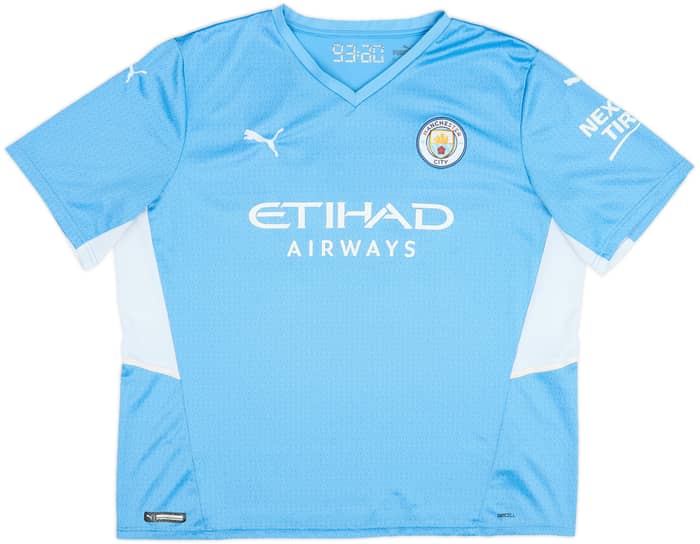 2021-22 Manchester City Home Shirt Foden #47 - 6/10 - (XL)