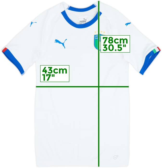 2018-19 Italy Player Issue Away Shirt - 10/10 - (L)