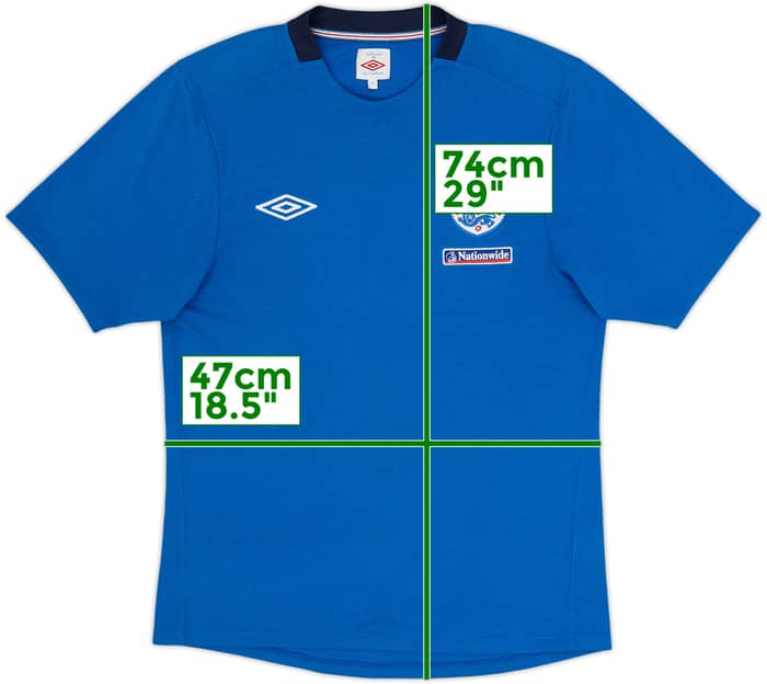 2010-11 England Umbro Cotton Tee - 8/10 - (M)