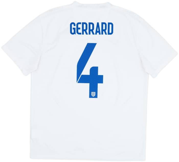 2014-15 England Home Shirt Gerrard #4 - 6/10 - (L)