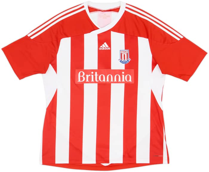 2011-12 Stoke City Home Shirt Crouch #25 - 7/10 - (XL)