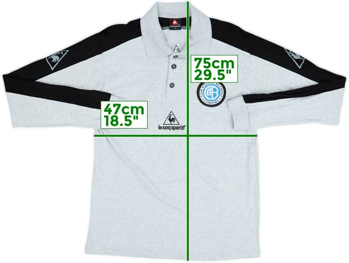 1998-99 Belgrano Le Coq Sportif Polo L/S Shirt - 8/10 - (M)