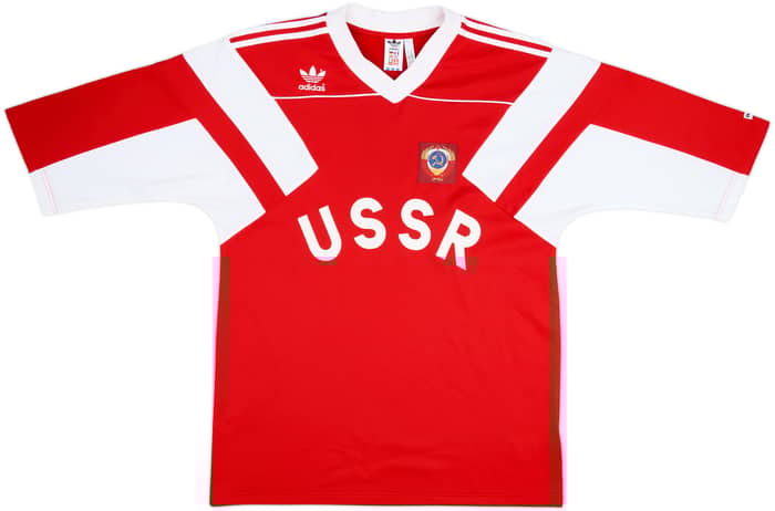 2018 Russia adidas Originals '1990-91' Retro Shirt #9 - 9/10 - (L)