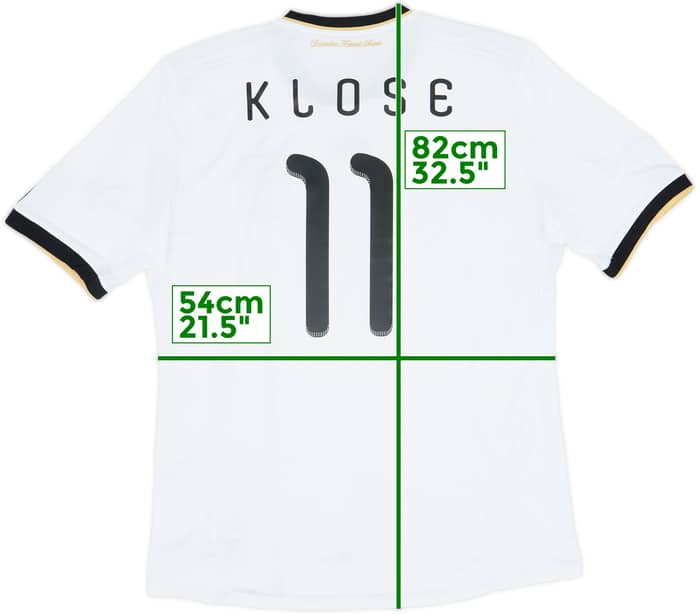2010-11 Germany Home Shirt Klose #11 - 7/10 - (XL)