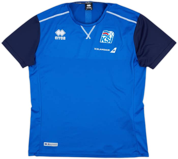 2016-18 Iceland Errea Training Shirt - 9/10 - (M)