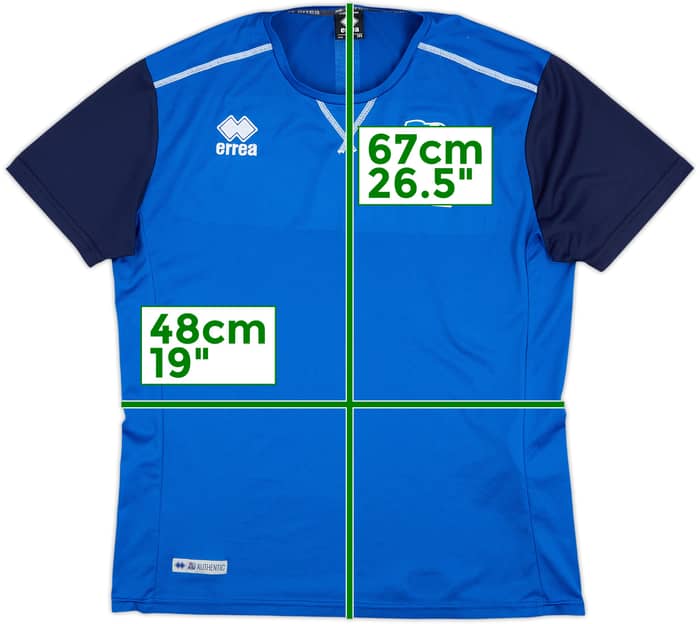 2016-18 Iceland Errea Training Shirt - 9/10 - (M)