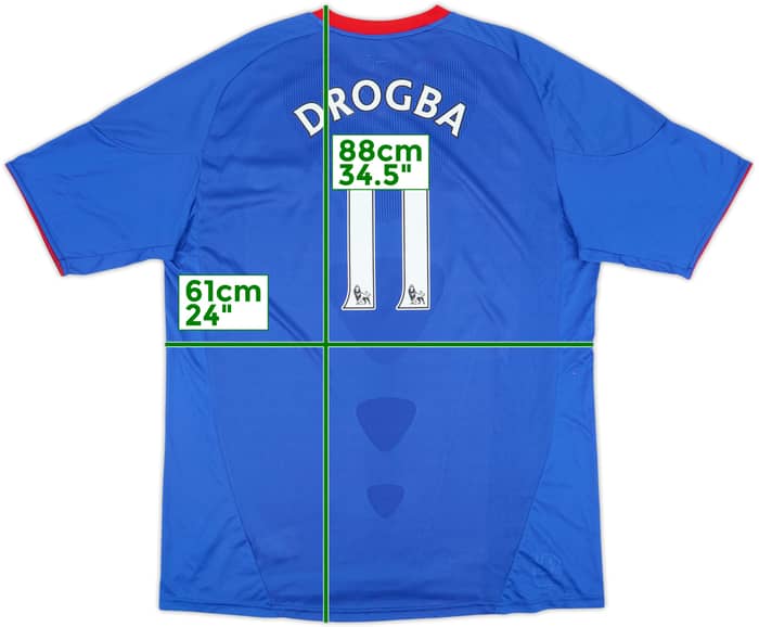 2010-11 Chelsea Home Shirt Drogba #11 - 10/10 - (XXL)