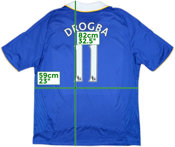 2008-09 Chelsea Home Shirt Drogba #11 - 9/10 - (XL)