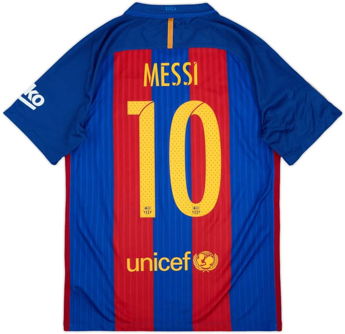 2016-17 Barcelona Home Shirt Messi #10 - 9/10 - (S)