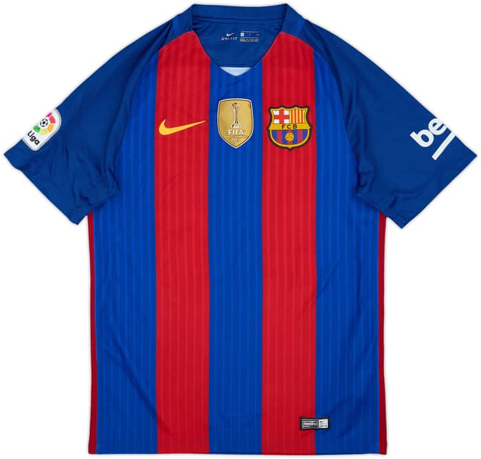 2016-17 Barcelona Home Shirt Messi #10 - 9/10 - (S)