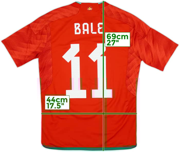 2022-24 Wales Home Shirt Bale #11 - 9/10 - (XL.Boys)