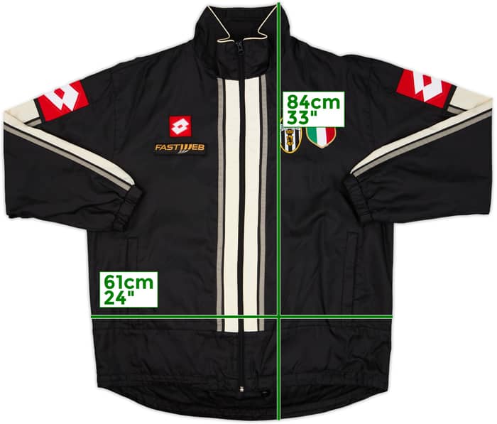 2001-02 Juventus Lotto Track Jacket - 8/10 - (M)