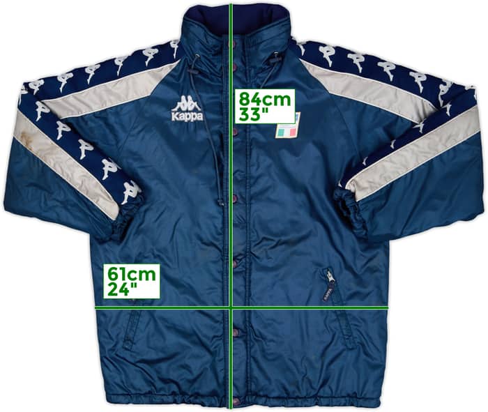 1999-00 Kappa Padded Bench Coat (Italy) - 5/10 - (M)