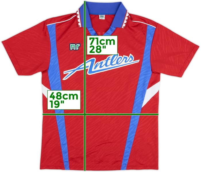 1992 Kashima Antlers Home Shirt - 8/10 - (M)